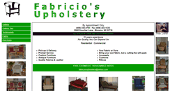 Desktop Screenshot of fabriciosupholstery.com