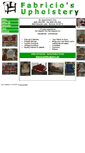 Mobile Screenshot of fabriciosupholstery.com